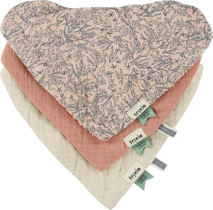 Immagine prodotto Trixie Baby Bavaglino a bandana confezione da 3 pezzi mix Lovely Leaves