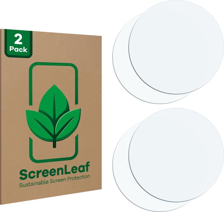 Produktbild ScreenLeaf Schutzfolie nachhaltiger Displayschutz Displayschutzfolie Folie Klar Transparent (2 Stück, Xiaomi Poco F6)