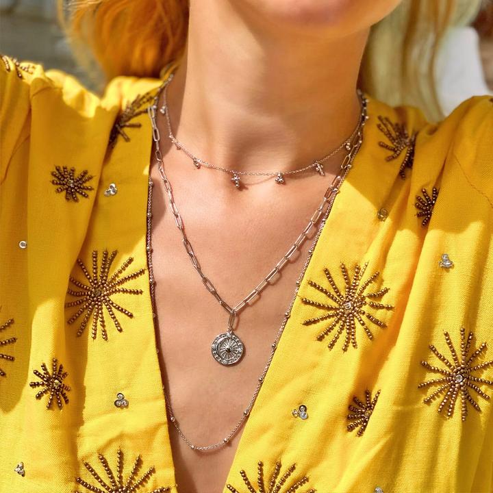 Image du produit Candy Collier Cosmos, argent sterling 925 (Argent massif de 925, Argent sterling 925, 47 - 50 cm)