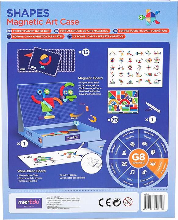 Produktbild mierEdu Magnetic Art Case - Shapes - (ME152) (70 x)