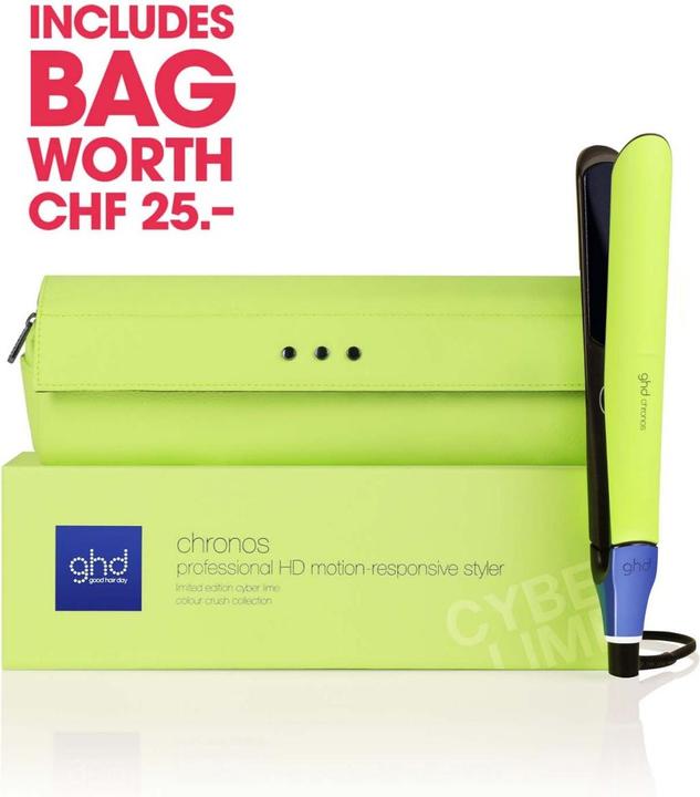 Produktbild ghd Haarglätter Chronos Styler Cyber Lime (Glätteisen)