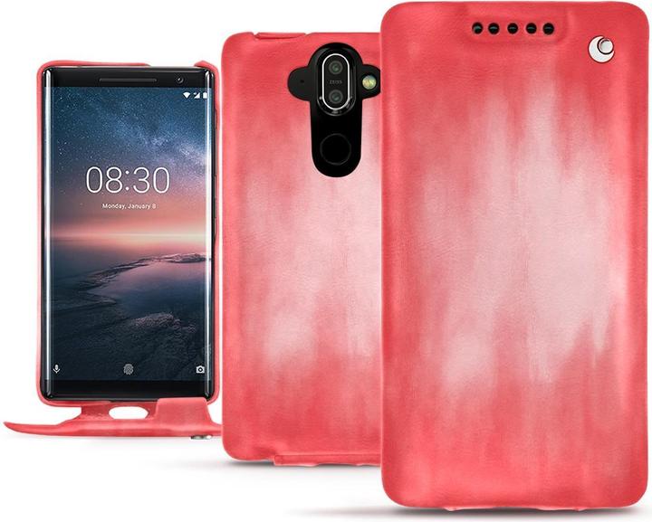 Productafbeelding Noreve Lederen omslag verticaal (Nokia 8 Sirocco)