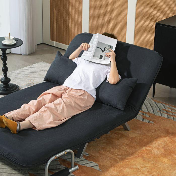 Produktbild Swisshandel24 2-Sitzer Sofa mit Schlaffunktion, Schlafsofa mit Verstellbarer Rückenlehne (2-Sitzer)