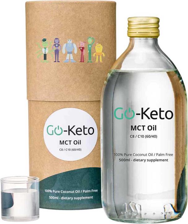 Go-Keto Premium Kokosnuss MCT Öl (60/40) (1 Stück, Öl)