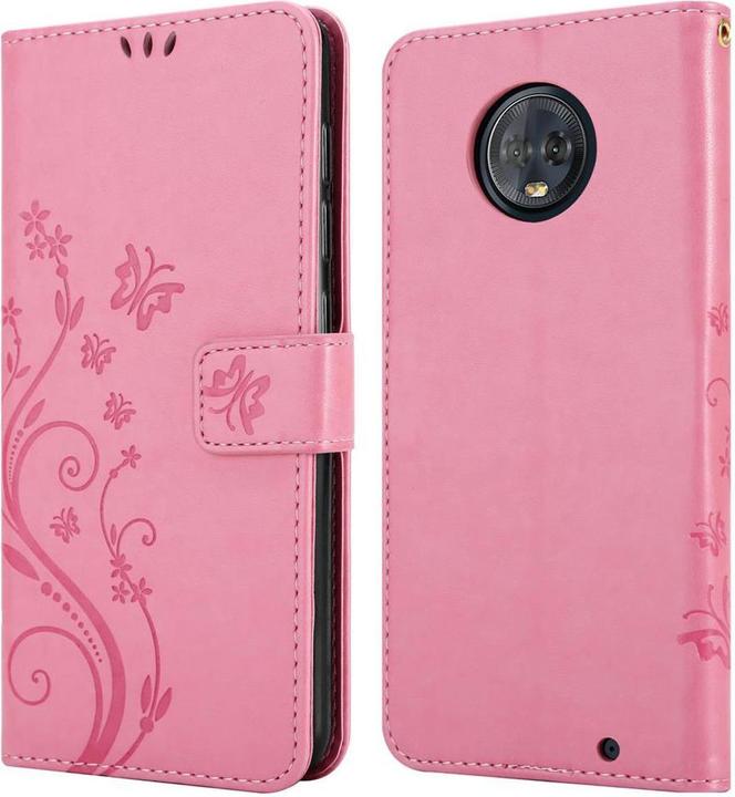 Produktbild Cadorabo Flower Book Cover (Motorola Moto G6 Plus)
