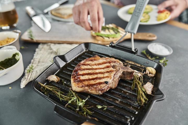 Produktbild Staub Grillpfanne (24 cm, Grillpfanne, Gusseisen)