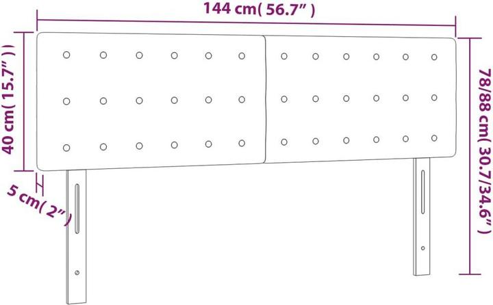 Actual product image VidaXL Kalli (144 x 5 x 88 cm)