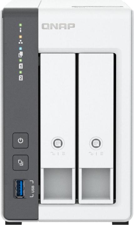 Productafbeelding QNAP 2-bay ARM 4C 2,0 GHz 2 x SATA 6Gb/s 3,5 (0 TB)