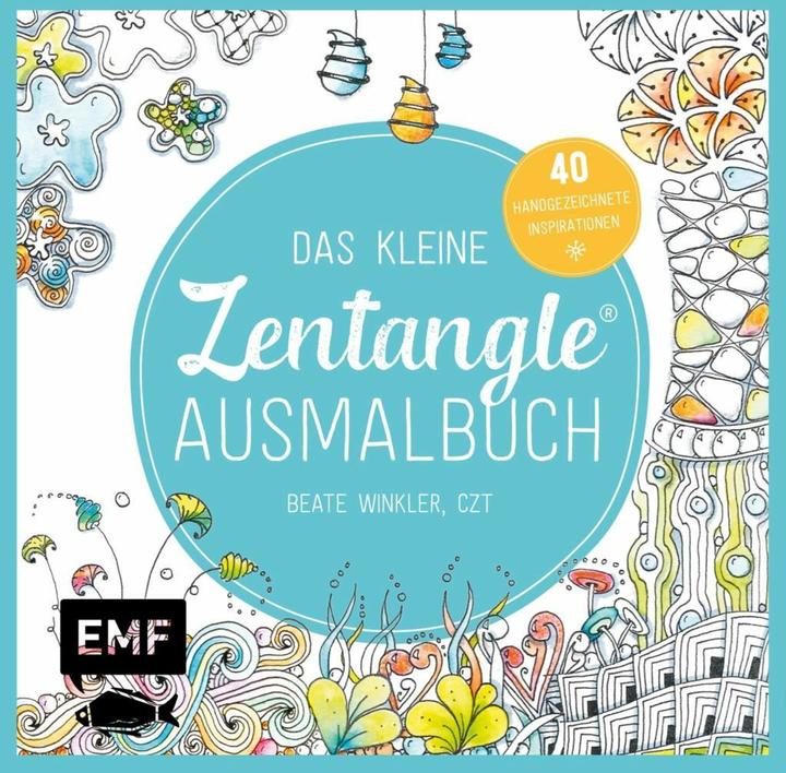 Actual product image The little Zentangle coloring book