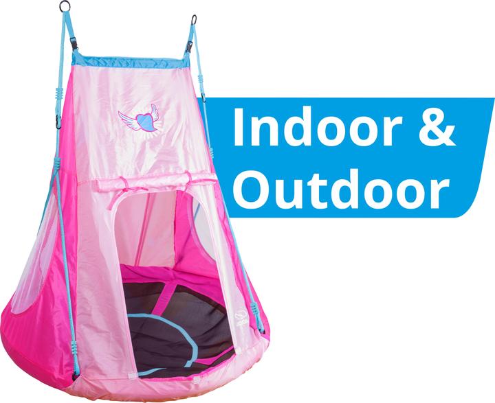 Actual product image Hudora Nestschaukel mit Zelt Heart
