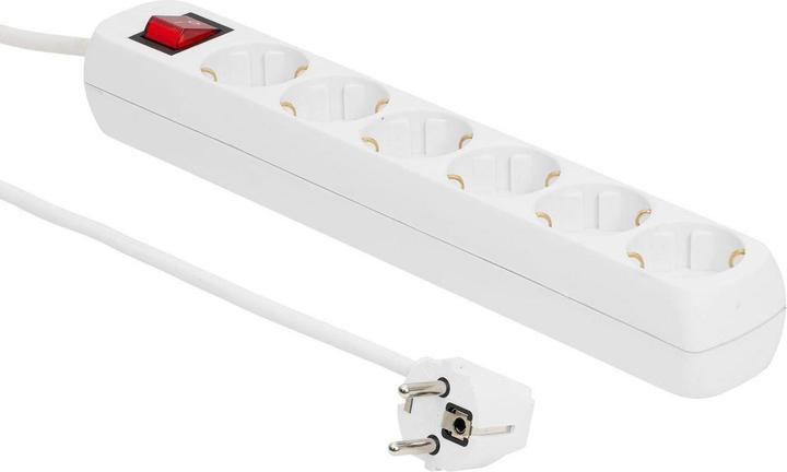 Immagine prodotto MicroConnect Cavo di prolunga (6 x, CEE 7/7, 1.80 m)