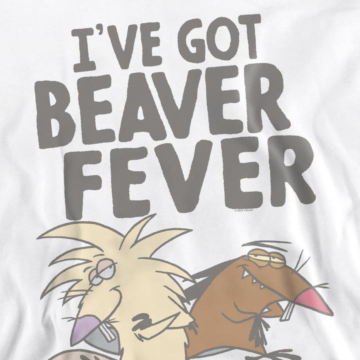 Actual product image The Angry Beavers Unisex Adult Beaver Fever Sweatshirt (XL)