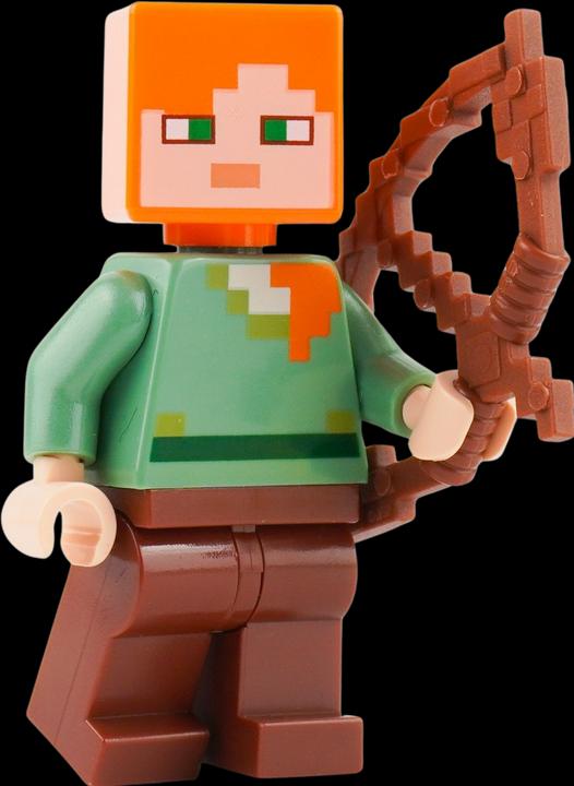 Actual product image LEGO Minecraft Minifiguren-Set Steve & Alex vs. Zombie - NEU! 3 Figuren
