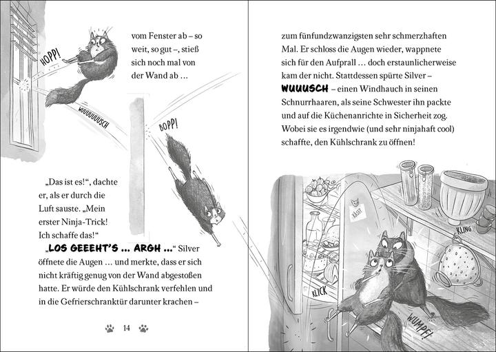 Image du produit Ninja Cat (Band 2) - Meisterdieb auf der Flucht! (Allemand, Dermot O'Leary, Tamara Reisinger, Nick East, Livres pour enfants Loewe, 2023)