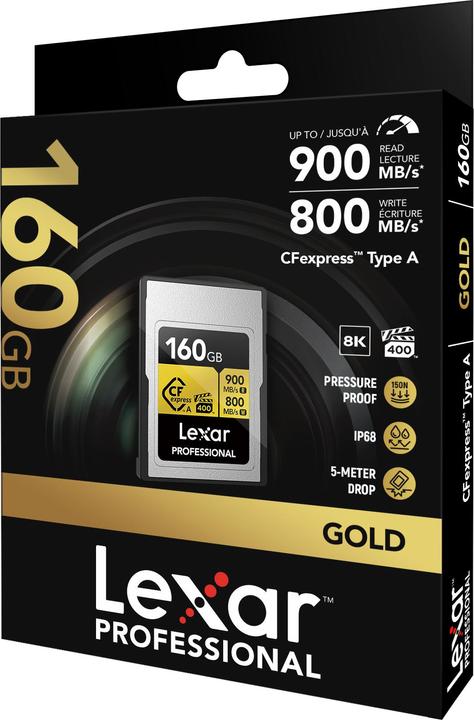 Produktbild Lexar Professional Gold Series (160 GB, CFexpress Typ A)