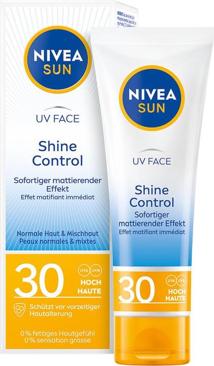 Produktbild NIVEA Sun UV Face Shine Control (Sonnencreme Gesicht, SPF 30, 50 ml, 66.90 g)