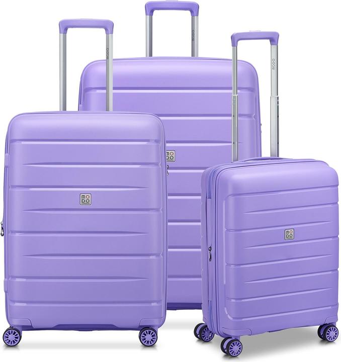 Produktbild Modo by Roncato Starlight 3.0 4 Rollen Kofferset 3-teilig mit Dehnfalte (219 l, XL (ab 115l))
