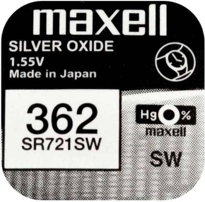 Actual product image Maxell SR721SW (10 pcs., SR58, 25 mAh)