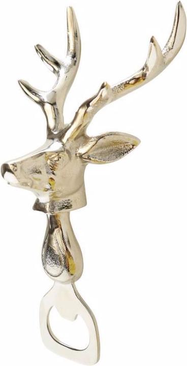 Boltze Home Flaschenöffner Hirsch, Silber