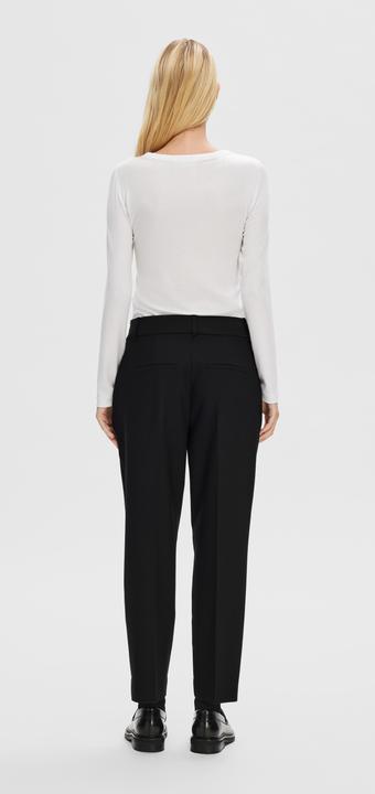Actual product image Selected Femme Slim Fit Cropped Trousers (38)