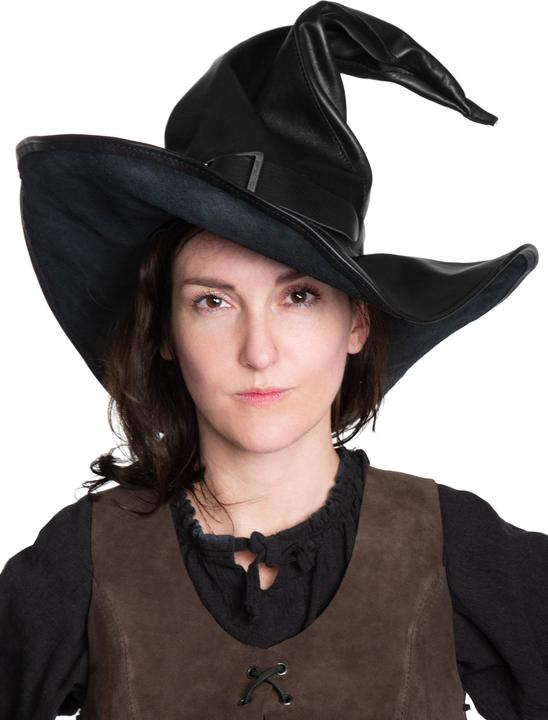 Actual product image Metamorph Hexenhut aus Leder - Wicca