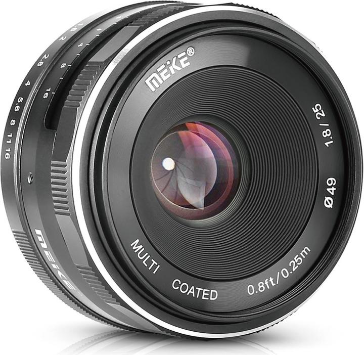 Produktbild Meike 25mm f/1.8-16, Sony E (Sony E, APS-C / DX)