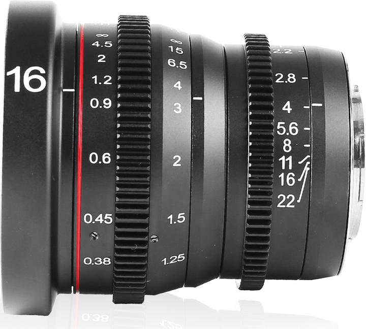 Produktbild Meike 16mm T2.2-22 MFT Cine Lens (Micro Four Thirds, Micro Four Thirds)