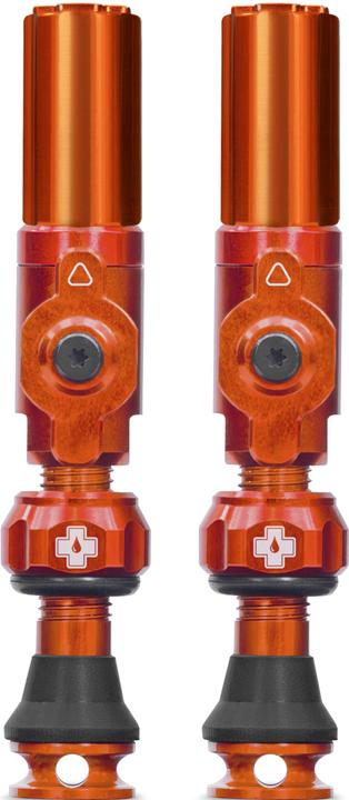 Muc-Off Tubeless Ventiel Big Bore Hybrid Small Orange Auto/SchrÃ¤der Ventiel
