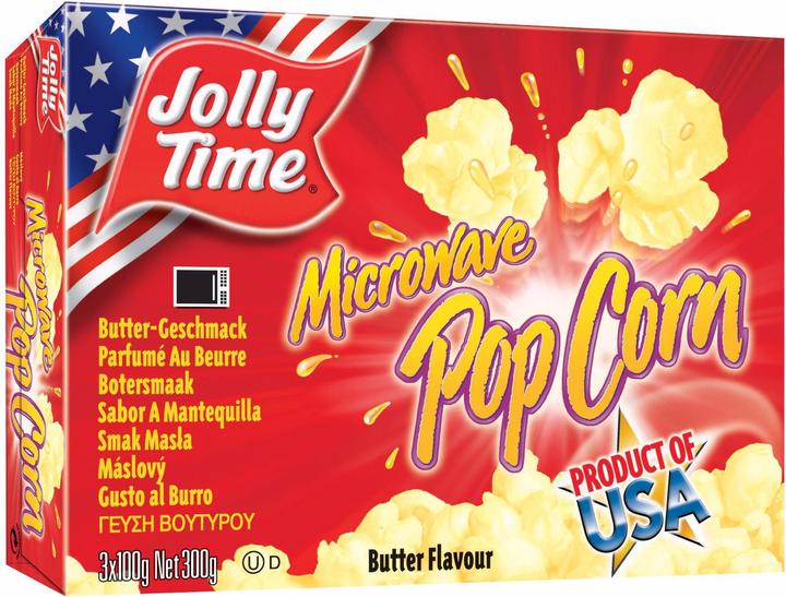 Image du produit Jolly Time Popcorn saveur beurre (300 g)