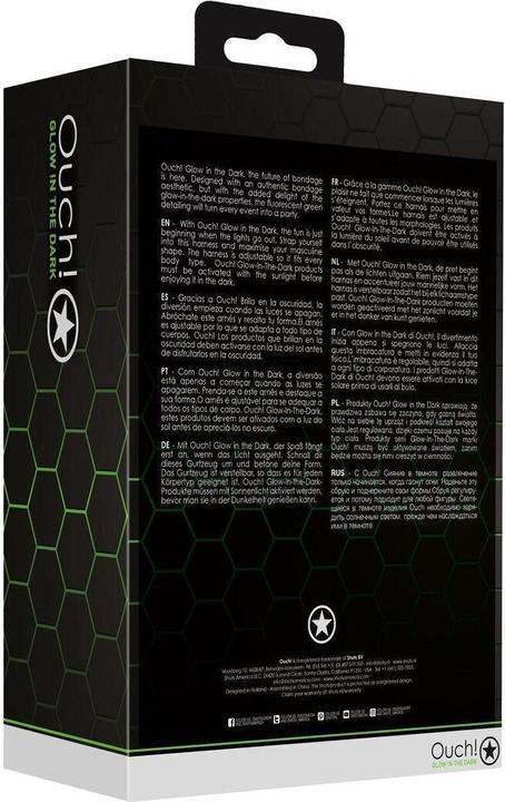 Image du produit Ouch! Buckle Jock Strap - GitD/Black - L/XL (XL)