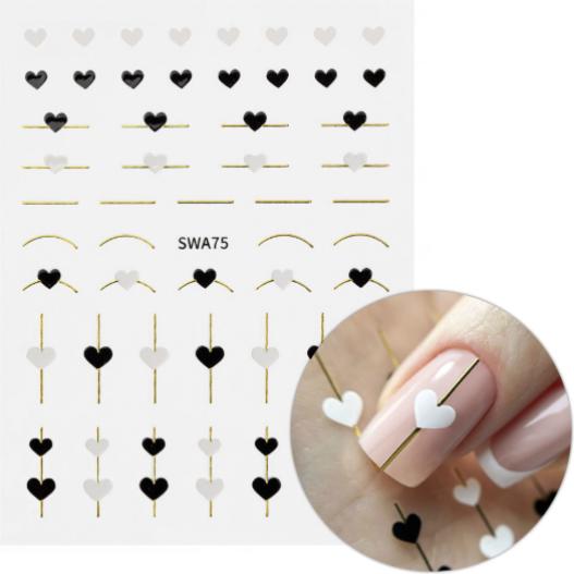 Immagine prodotto Nagellack24 Nail Art Sticker Selbstklebend Herze