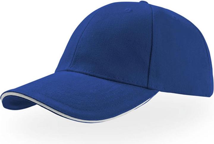 Actual product image Atlantis Liberty baseball cap with 6 brushed cotton panels (pack of 2) (One size)