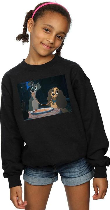 Immagine prodotto Disney Lady And The Tramp Spaghetti Slurp Felpa Ragazze (116)