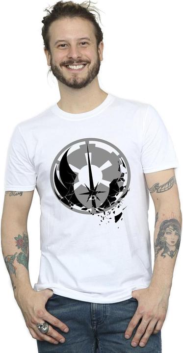 Produktbild Star Wars ObiWan Kenobi Fractured Logos TShirt (L)