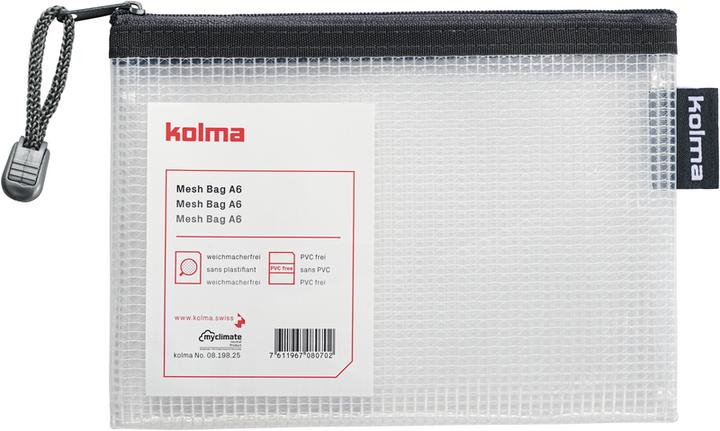 Actual product image Kolma Mesh Bag Mini zip bag anthracite (A7, 25 x)