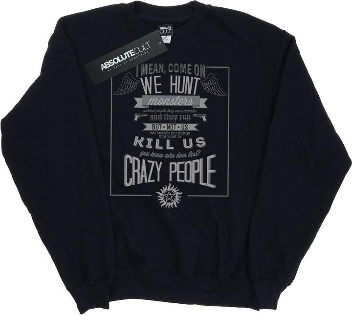 Produktbild Supernatural Crazy People Sweatshirt (M)
