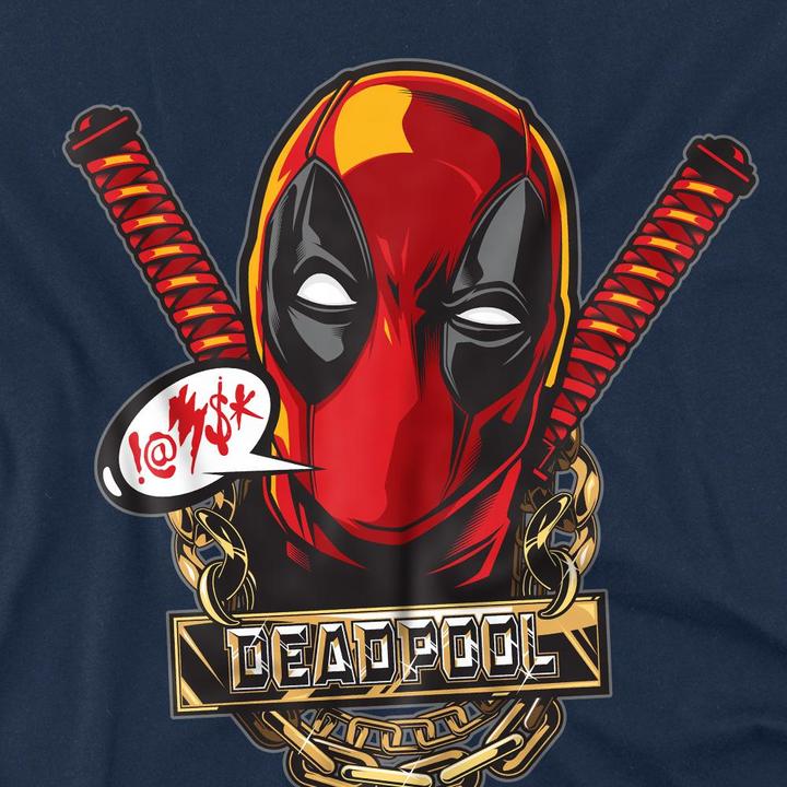 Actual product image Deadpool Mens Gangster T-Shirt (4XL)