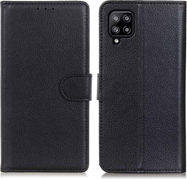 Actual product image MU Classic Litchi Leather Bookcover Series (Samsung Galaxy A22)