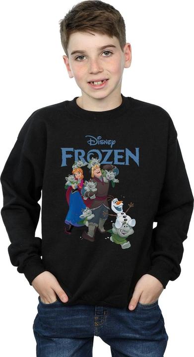 Actual product image Disney Boys Frozen Happy Trolls Sweatshirt (128)