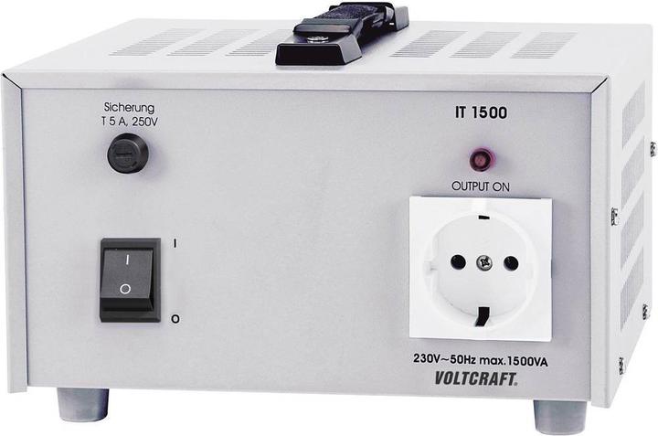 Actual product image Voltcraft IT-1500 Laboratory Isolating Transformer