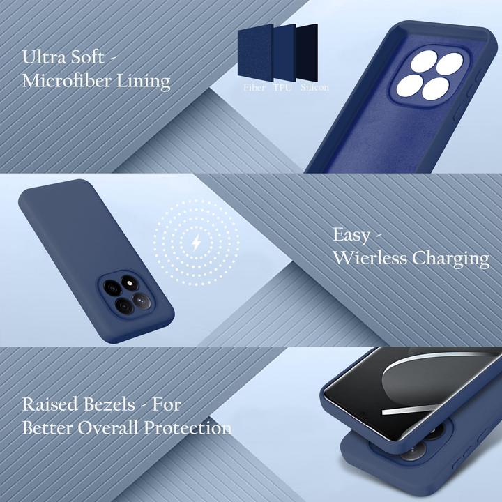 Immagine prodotto Cadorabo Custodia per Xiaomi Redmi Note 14 Pro 5G TPU Liquid Silicone Case (Xiaomi Redmi Note 14 Pro 5G)