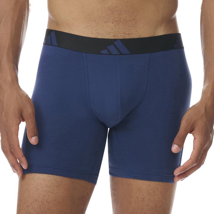 Immagine prodotto adidas Confezione da 6 pacchi di pantaloncini lunghi in cotone Active Flex / pantalone (M, confezione da 6)
