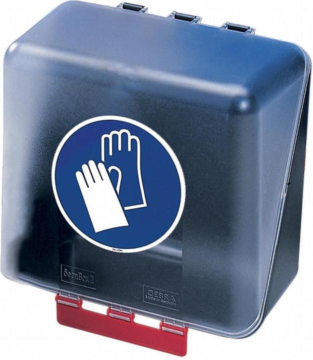 Actual product image Brady Storage and dispenser box for hand protection (only symbol PIC M009), ABS plastic, transparent