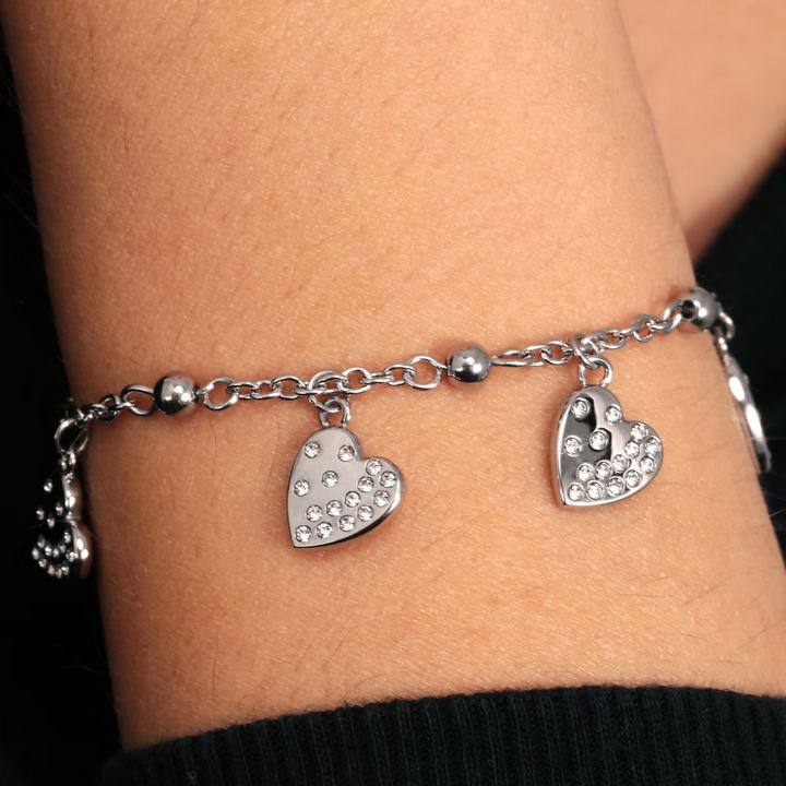 Immagine prodotto Morellato Passioni Br. Acciaio + Pietre 1 (19 cm, Acciaio inossidabile)