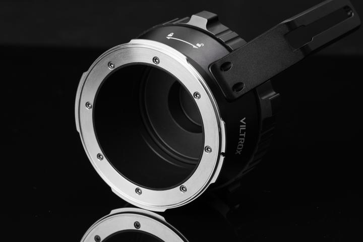 Actual product image Viltrox PL-Mount to DJI Ronin 4D