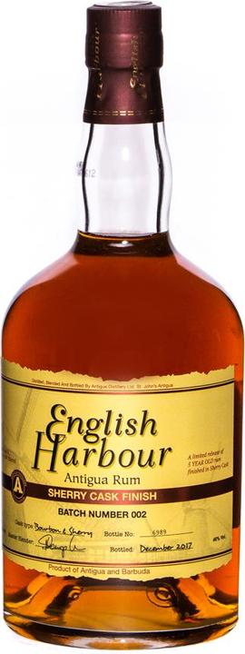 Actual product image Antigua Distillery English Harbour Sherry Cask Finish Rum (1 x 100 cl)