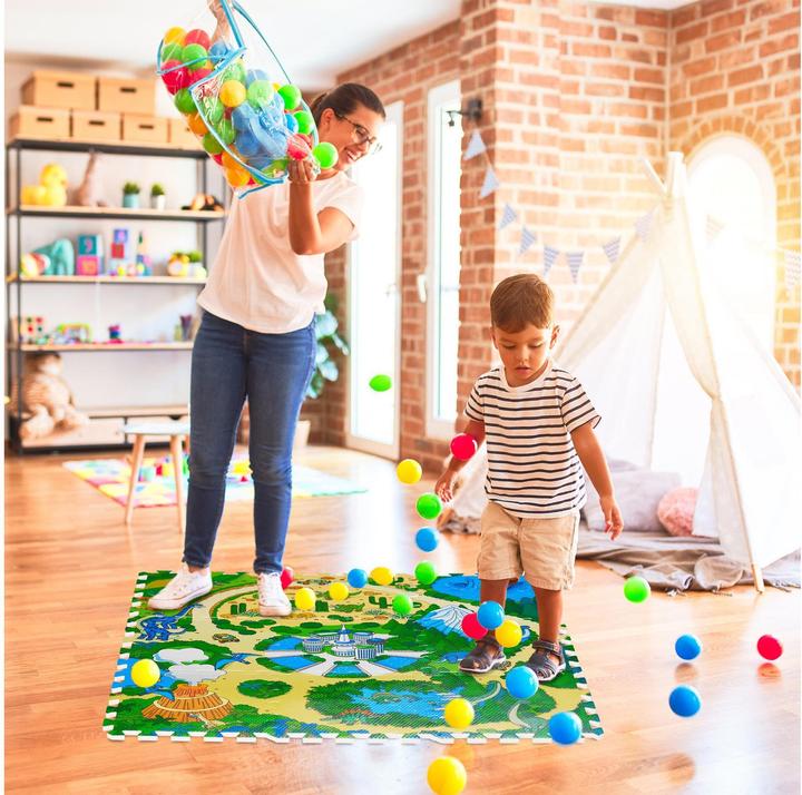 Actual product image Relaxdays Dino play mat (31 x 31 x 1 cm)