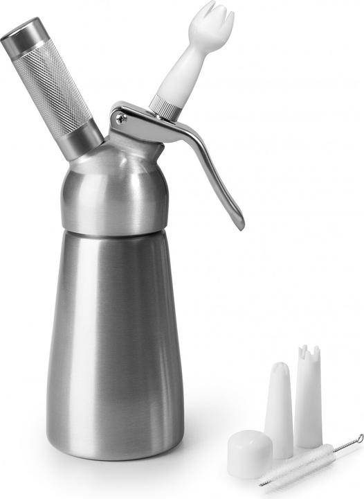 Immagine prodotto Ibili Sahnesyphon silbrig Sifones-Alu 0,25 Liter Ideal für die Zubereitung von Sahne, Sossen und Espumas