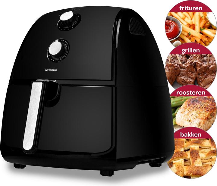 Productafbeelding Inventum GF400HL - Friteuse - Inhoud 4 liter - Zwart