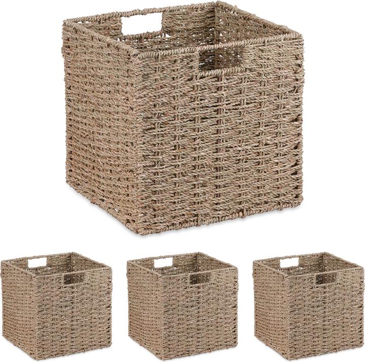 Image du produit Relaxdays Paniers rangement (1 x, 30 x 30 x 30 x 30 cm)